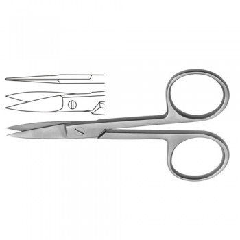 Nail Scissor Straight Stainless Steel, 9.5 cm - 3 3/4"